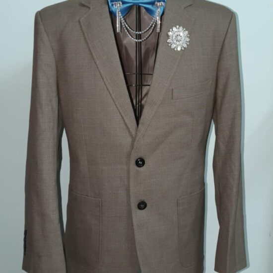 Áo Vest Cưới Nam 2 Nút Cao Cấp – Phom Slim Fit Lịch Lãm, Sang Trọng Cho Chú Rể - Màu Xám Nâu   | Mã SP: AV-009