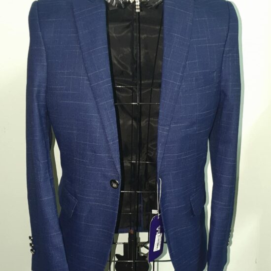 Áo Vest Cưới Nam Cao Cấp - Slim Fit Sang Trọng- Màu Xanh Dương Đậm Có Hoạ Tiết | Mã SP: AV-016